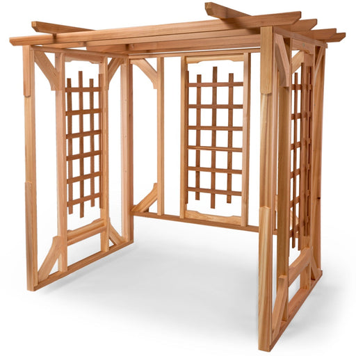 All Things Cedar All Things Cedar Cedar Pergola Without Swing Pergola PO72 842088000080