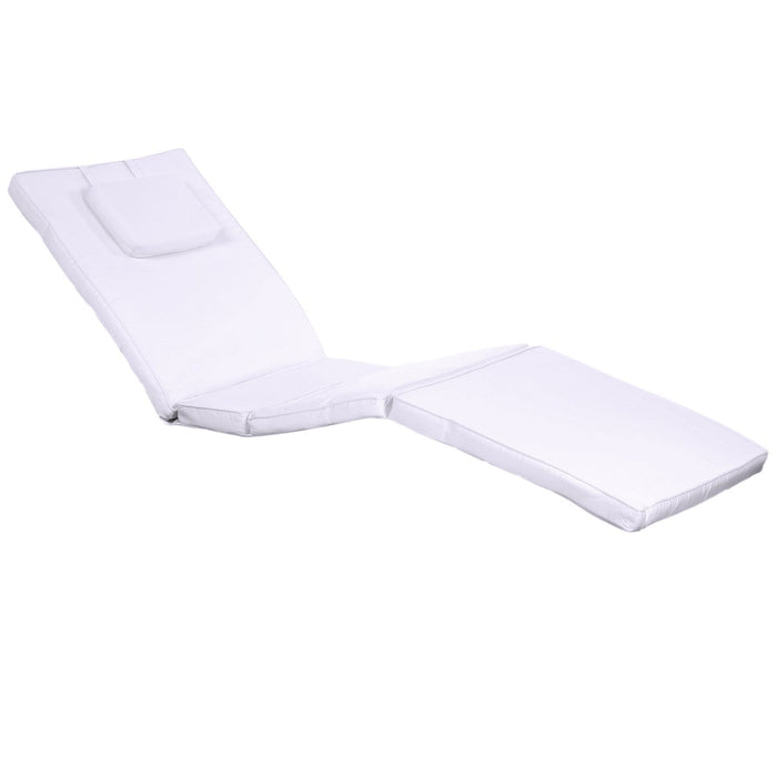 All Things Cedar All Things Cedar Chaise Lounger Royal White Cushion Chaise Lounger TC70-RW 842088040338