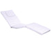 All Things Cedar All Things Cedar Chaise Lounger Royal White Cushion Chaise Lounger TC70-RW 842088040338