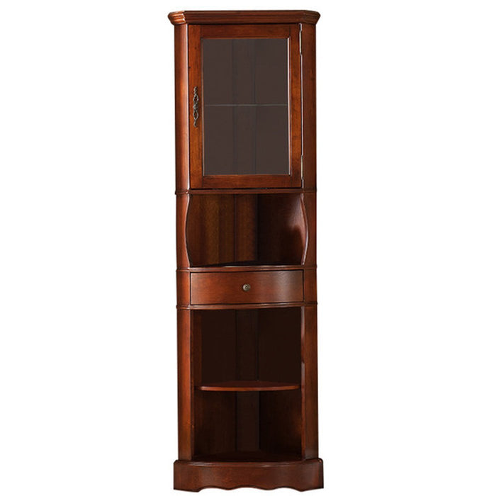 All Things Cedar All Things Cedar Corner Curio Cabinet Cabinet LY06