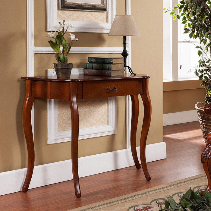 All Things Cedar All Things Cedar Curved Console Table Tables HR116