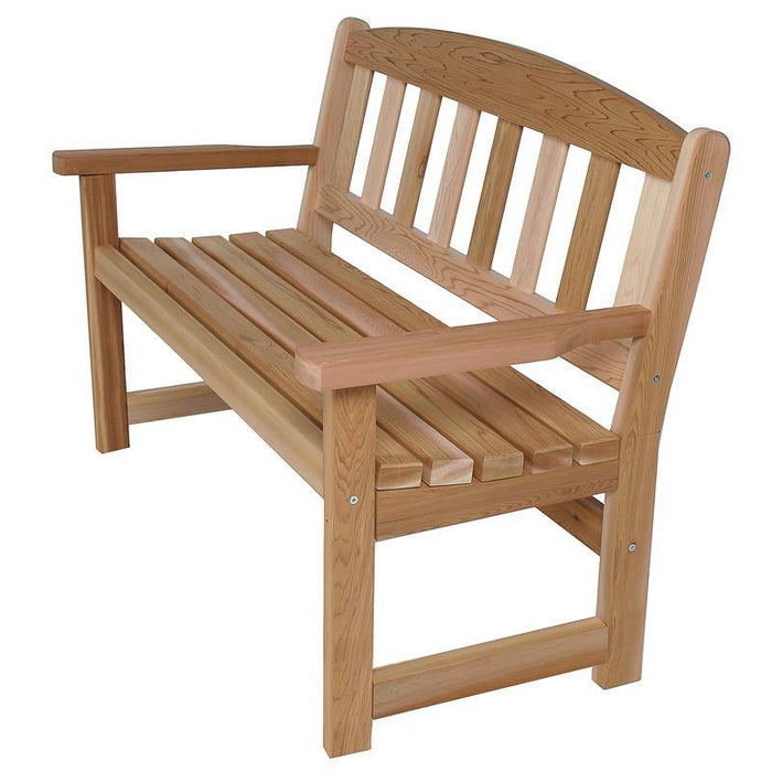 All Things Cedar All Things Cedar Park 4 ft. Red Cedar Garden Bench Garden Bench GB48