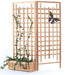 All Things Cedar All Things Cedar Planter w/ Trellis Set 3 Pc Planter w/ Trellis screen Planter Box PL30-Set