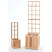 All Things Cedar All Things Cedar Planter w/ Trellis Set 4 Pc Planter w/ Trellis Planter Box PL1020-Set