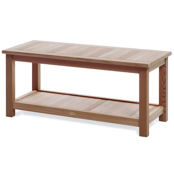 All Things Cedar All Things Cedar Sauna Bench Deluxe Sauna Bench Adirondack Bench SB44