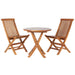 All Things Cedar All Things Cedar Teak Bistro Set Tables TS26-Set