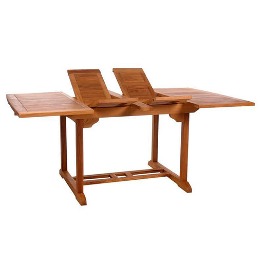 All Things Cedar All Things Cedar Teak Butterfly Extension Table Tables TD72