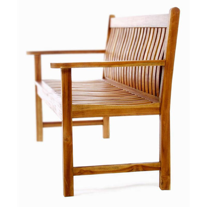 All Things Cedar All Things Cedar Teak Wave Bench Bench TW80