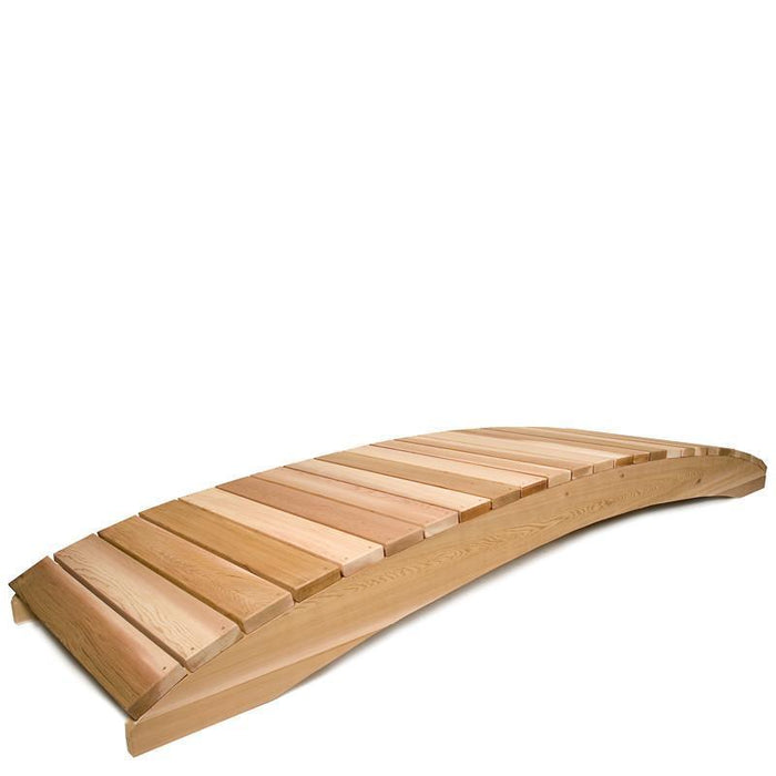 All Things Cedar Red Cedar Plank Garden Bridge By All Things Cedar 144 Inch Bridge FB144