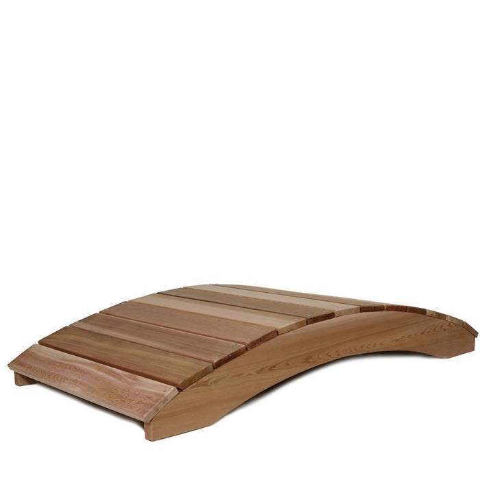 All Things Cedar Red Cedar Plank Garden Bridge By All Things Cedar 72 Inch Bridge FB72