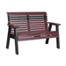 LuxCraft Luxcraft 4 Plain Bench Cherrywood/Black Benche 4PPBCWB