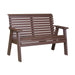 LuxCraft Luxcraft 4 Plain Bench Chestnut Brown Benche 4PPBCBR