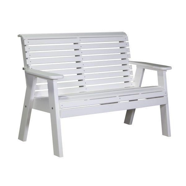 LuxCraft Luxcraft 4 Plain Bench White Benche 4PPBW