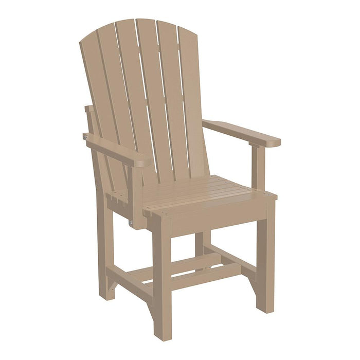 LuxCraft LuxCraft Adirondack Arm Chair Weatherwood / Dining Chair AAC-WWD-D