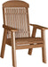 LuxCraft LuxCraft Antique Mahogany 2' Classic Highback Recycled Plastic Chair Antique Mahogany Chair 2CPBAM