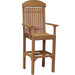 LuxCraft LuxCraft Antique Mahogany Recycled Plastic Captain Chair Antique Mahogany / Bar Chair Chair PCCBAM