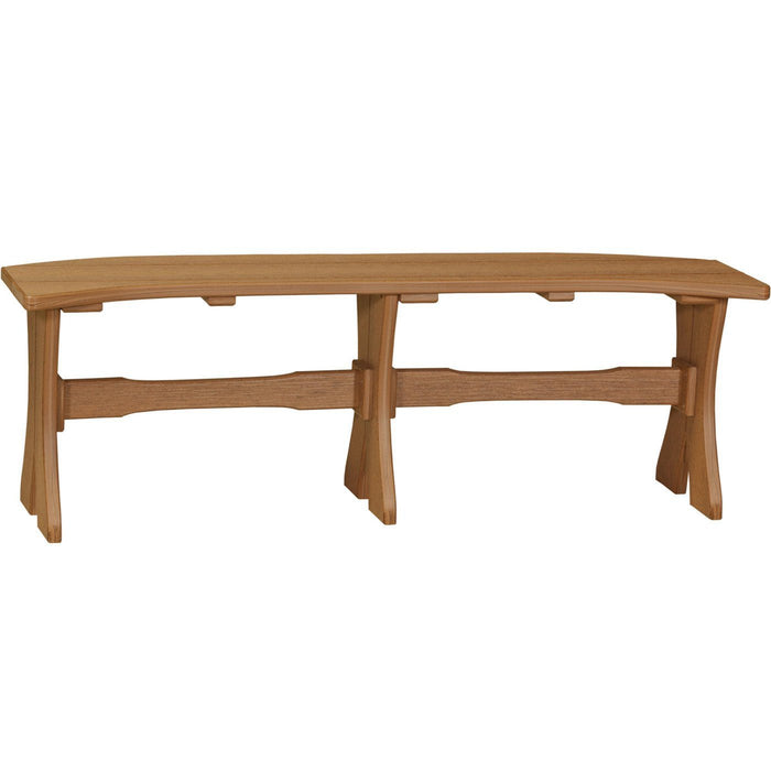 LuxCraft LuxCraft Antique Mahogany Recycled Plastic Table Bench Antique Mahogany / 52" Bench P52TBAM