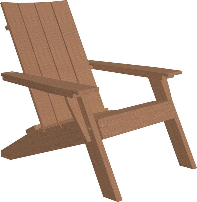 LuxCraft Luxcraft Antique Mahogany Urban Adirondack Chair Antique Mahogany Adirondack Deck Chair UACAM