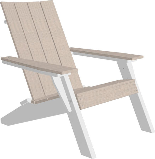 LuxCraft Luxcraft Aruba Urban Adirondack Chair With Cup Holder Adirondack Deck Chair