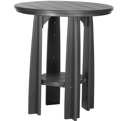 LuxCraft LuxCraft Black Recycled Plastic 36" Balcony Table Black Tables PBATBK