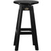 LuxCraft LuxCraft Black Recycled Plastic Bar Stool Black Stool PBSBK