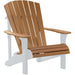 LuxCraft LuxCraft Cedar Deluxe Recycled Plastic Adirondack Chair With Cup Holder Adirondack Deck Chair