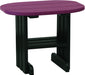 LuxCraft LuxCraft Cherry wood Recycled Plastic End Table Cherry wood on Black Accessories PETCWB