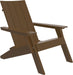 LuxCraft Luxcraft Chestnut Brown Urban Adirondack Chair With Cup Holder Chestnut Brown Adirondack Deck Chair UACCBR