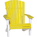 LuxCraft LuxCraft Deluxe Recycled Plastic Adirondack Chair With Cup Holder Adirondack Deck Chair