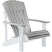 LuxCraft LuxCraft Dove Gray Deluxe Recycled Plastic Adirondack Chair Adirondack Deck Chair