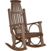 LuxCraft LuxCraft Grandpa's Recycled Plastic Rocking Chair (2 Chairs) Chestnut Brown Rocking Chair PGRCBR