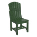 LuxCraft LuxCraft Green Adirondack Side Chair Green / Dining Chair ASC-GR-D