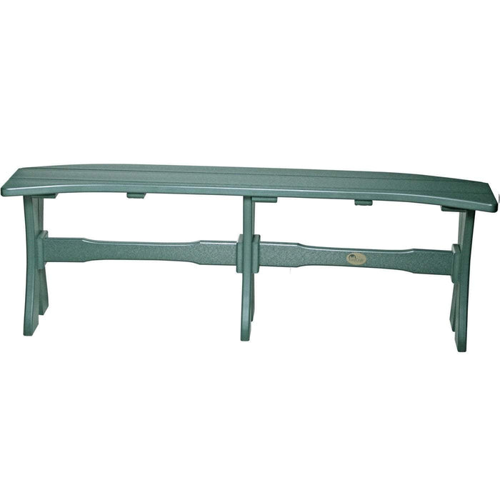 LuxCraft LuxCraft Green Recycled Plastic Table Bench Green / 52" Bench P52TBG