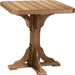 LuxCraft LuxCraft Recycled Plastic 41" Square Table With Cup Holder Antique Mahogany / Bar Tables P41STBAM