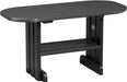 LuxCraft LuxCraft Recycled Plastic Coffee Table Black Accessories PCTBK