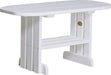 LuxCraft LuxCraft Recycled Plastic Coffee Table White Accessories PCTW