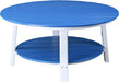 LuxCraft LuxCraft Recycled Plastic Deluxe Conversation Table With Cup Holder Conversation Table