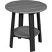 LuxCraft LuxCraft Recycled Plastic Deluxe End Table Dove Gray on Slate End Table PDETDGS