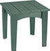 LuxCraft LuxCraft Recycled Plastic Island End Table With Cup Holder Green Accessories IETG