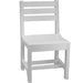 LuxCraft LuxCraft Recycled Plastic Island Side Chair White / Bar Chair ISCBDW