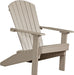 LuxCraft LuxCraft Recycled Plastic Lakeside Adirondack Chair Weatherwood Adirondack Deck Chair LACWW