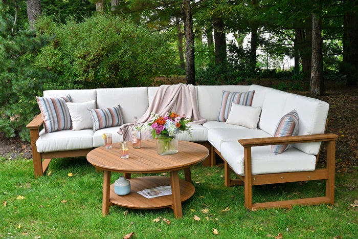 LuxCraft Luxcraft Recycled Plastic Lanai Deep Seating - Sofa, Loveseat, and Corner Unit Seating Sets