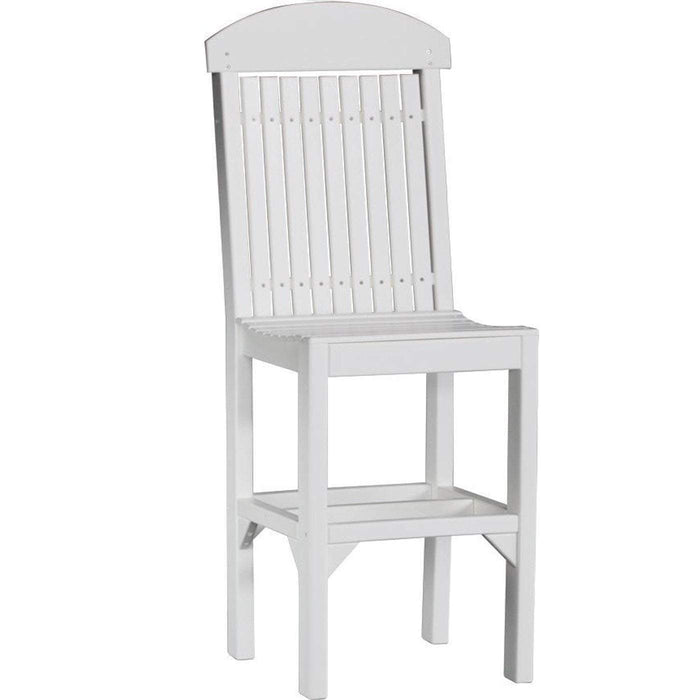 LuxCraft LuxCraft Recycled Plastic Regular Chair White / Bar Chair Chair PRCBW