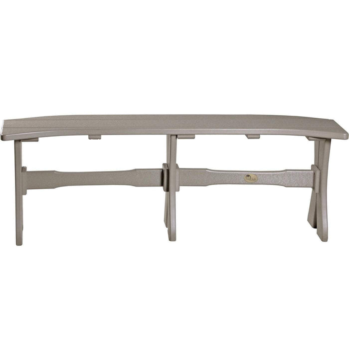 LuxCraft LuxCraft Recycled Plastic Table Bench Weatherwood / 52" Bench P52TBWW