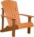 LuxCraft LuxCraft Tangerine Deluxe Recycled Plastic Adirondack Chair Adirondack Deck Chair