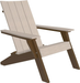 LuxCraft Luxcraft Urban Adirondack Chair Birch on Chestnut Brown Adirondack Deck Chair