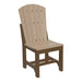 LuxCraft LuxCraft Weatherwood Adirondack Side Chair Weatherwood / Chestnut Brown / Dining Chair ASC-WWD/CHBR-D