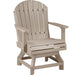 LuxCraft LuxCraft Weatherwood Recycled Plastic Adirondack Swivel Chair Weatherwood / Bar Chair Adirondack Chair PASCBWW