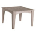 LuxCraft LuxCraft Weatherwood Recycled Plastic Island Dining Table Weatherwood Tables IDT44SWW