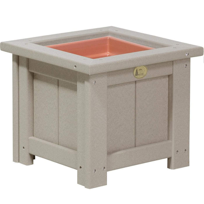 LuxCraft LuxCraft Weatherwood Recycled Plastic Square Planter Weatherwood / 15" Planter Box P15SPWW